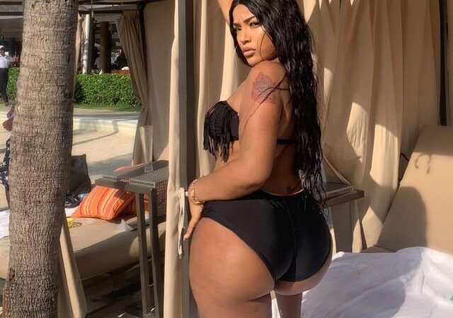 Burna Boy’s Ex, Stefflon Don Suffers Wardrobe Malfunction While Twerking At A Party